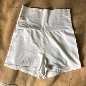 American Apparel high waist spandex shorts